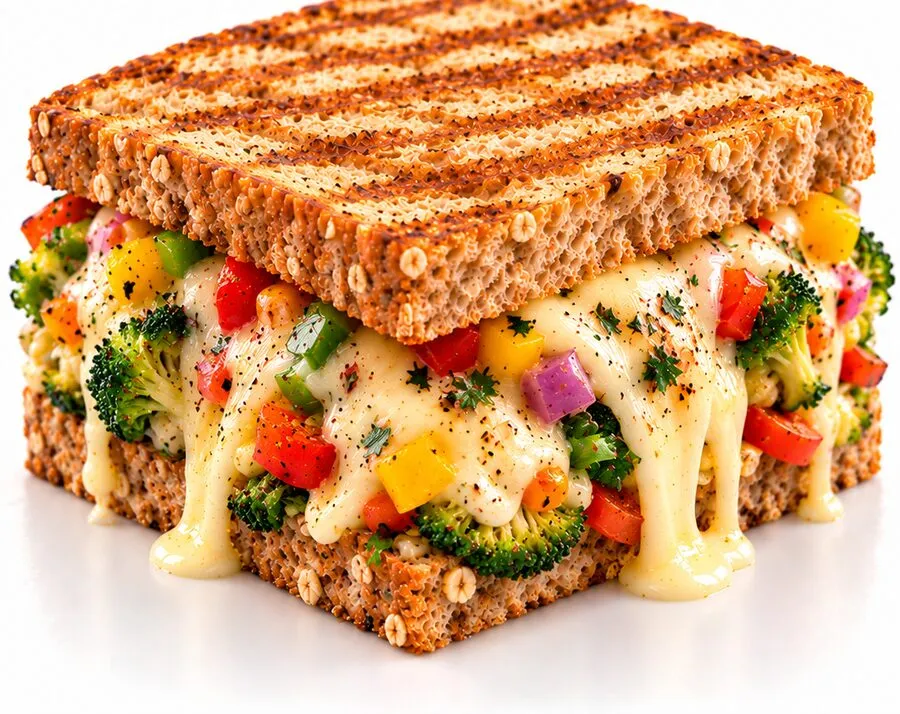 Veg garden whole wheat sandwich
